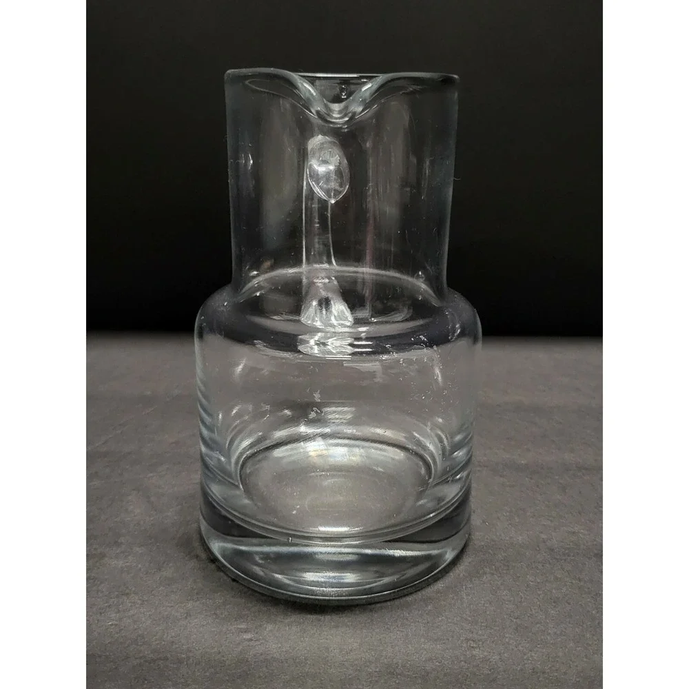 Vtg Tiffany & Co.‎ Clear Crystal Pitcher, custom for 1998 CEO Summit RARE